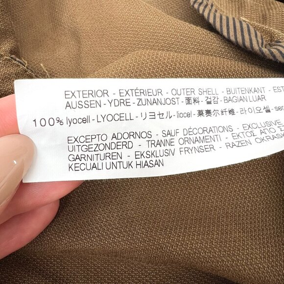 Zara Trafaluc Outerwear Olive Army Green Patch Long Duster Shacket (S) / Grunge - Picture 7 of 15